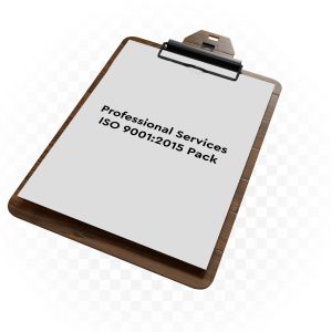 Professional Services ISO 9001:2015 Pack.