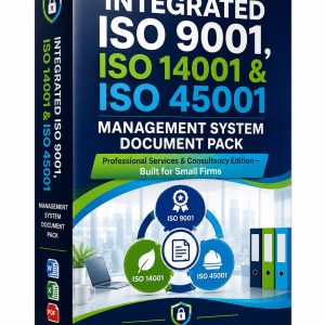Integrated ISO 9001, ISO 14001 & ISO 45001 Management System Document Pack